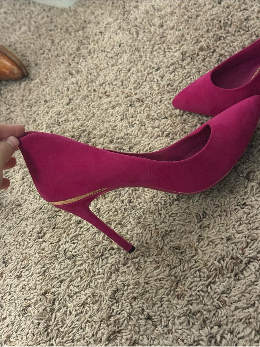 Ted Baker Magenta Pointed-Toe Stiletto Pumps